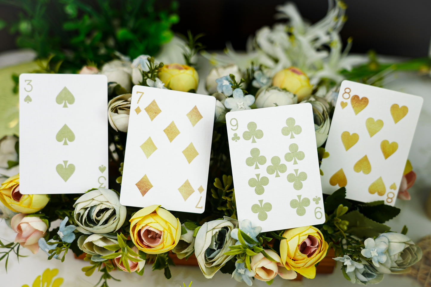 The Language of Flowers Playing Cards by NANA Studio