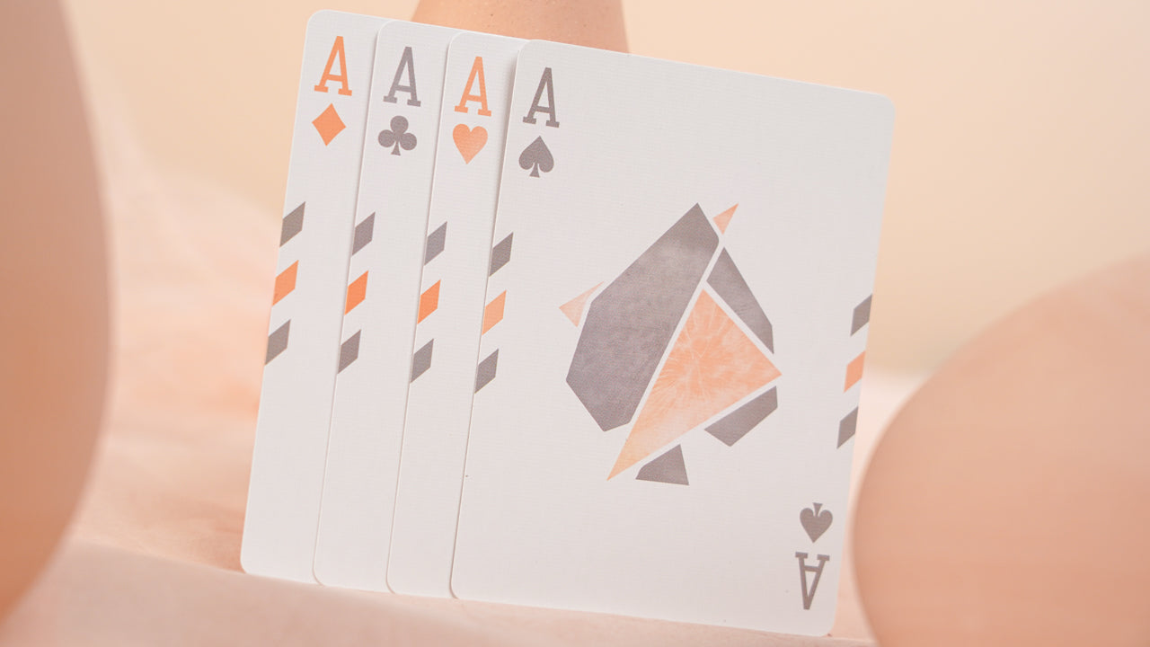 Flexible Peach Fuzz Playing Cards by TCC
