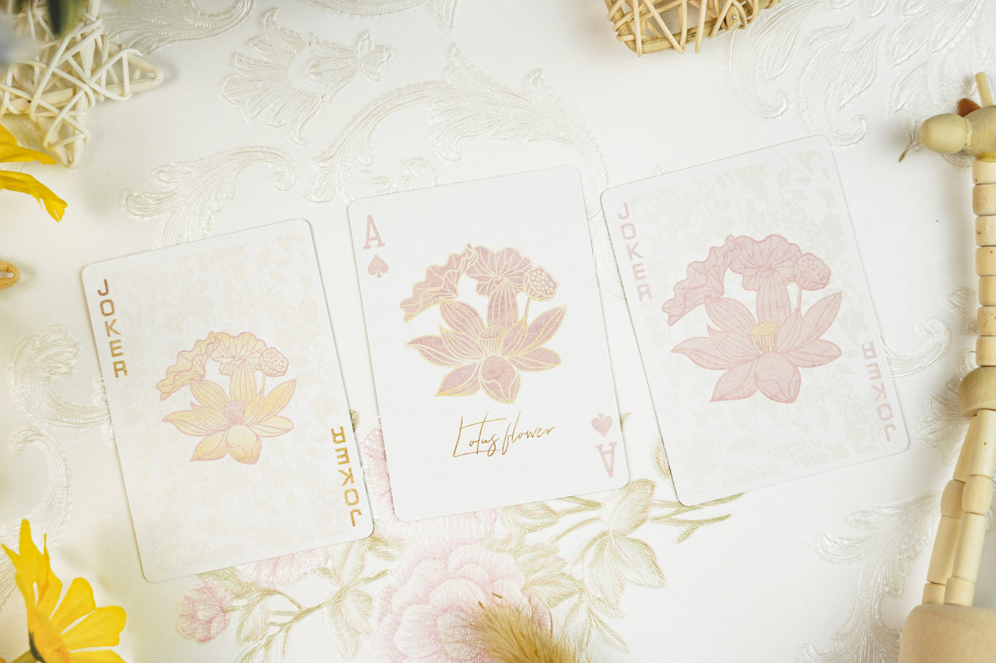 The language of flowers Playing Cards by NANA Studio