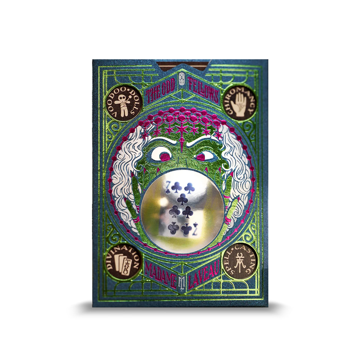 Madame Laveau Blue Playing Cards by Stockholm17