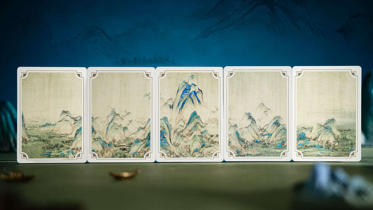 Thousand Mile Scroll Playing Cards by TCC Fashion