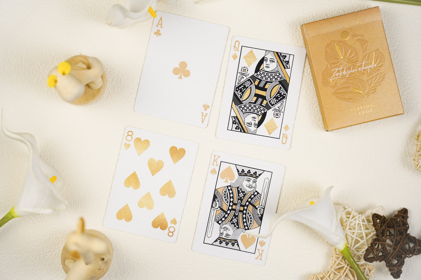 The language of flowers Playing Cards by NANA Studio