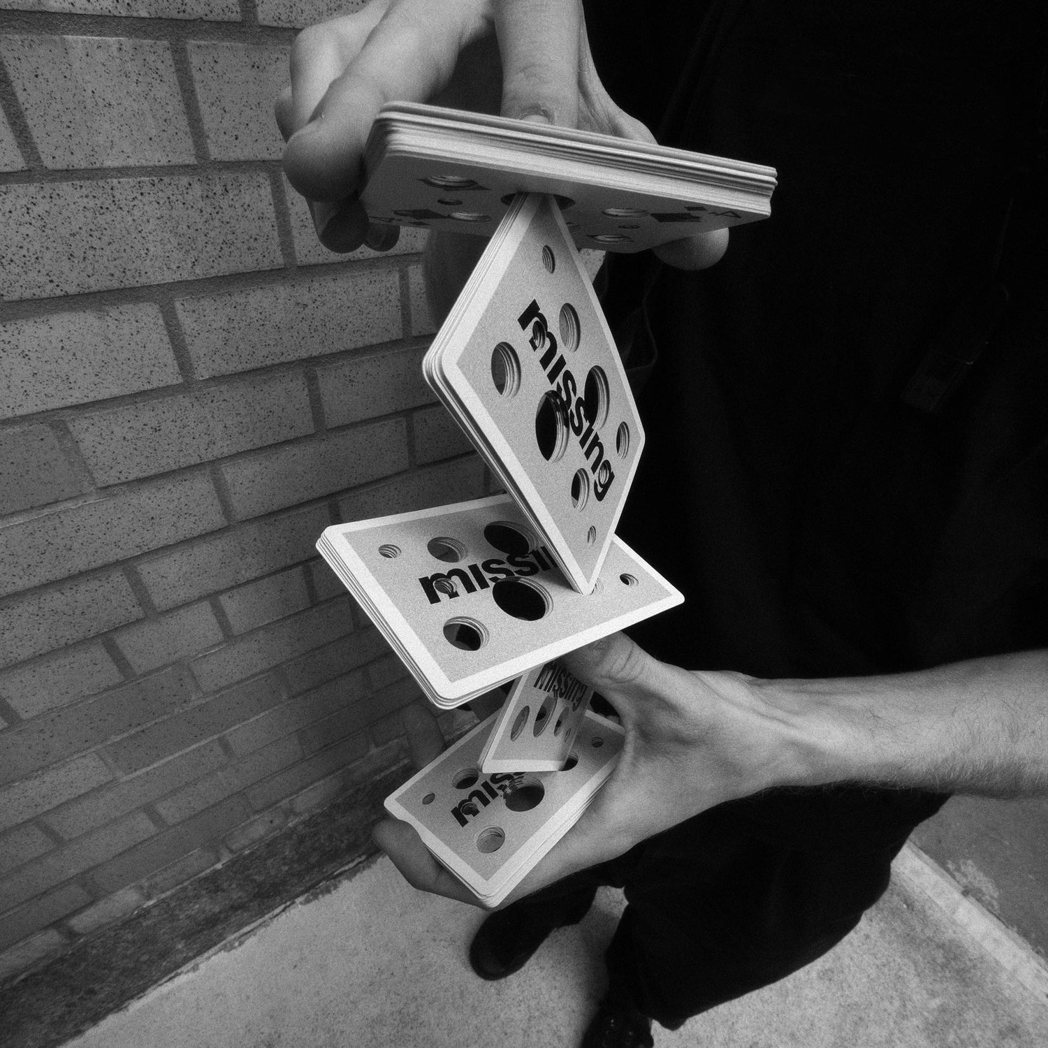 Missing Base Series Playing Cards by Missing