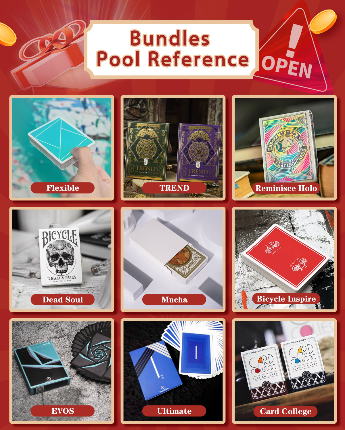 Playing Card Bundles by TCC