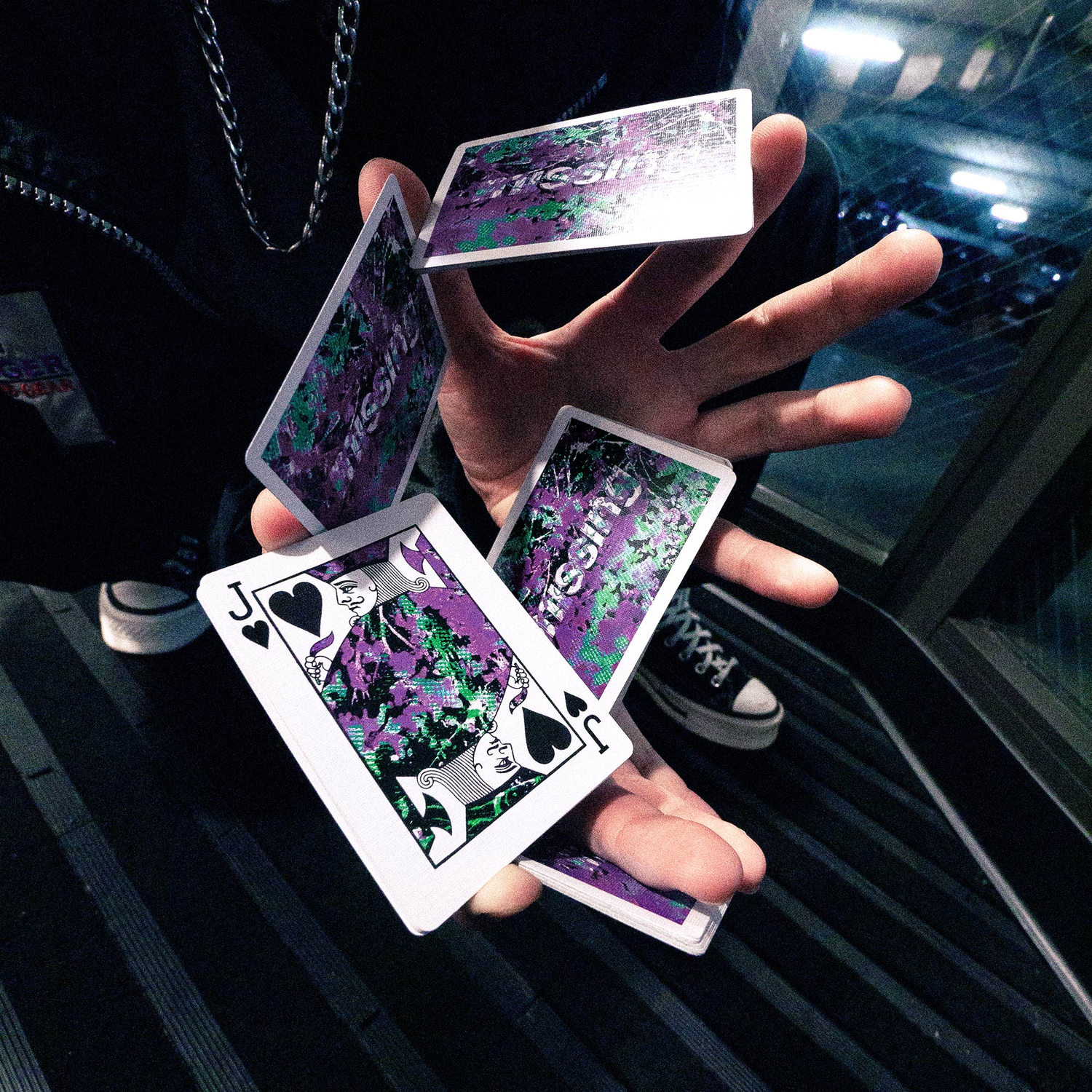 Databend Four Playing Cards by Missing