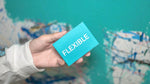 Flexible Blue Gradient Playing Cards by TCC