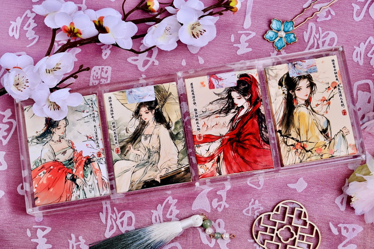 Four Beauties Acrylic Collector's Gilded Full Set