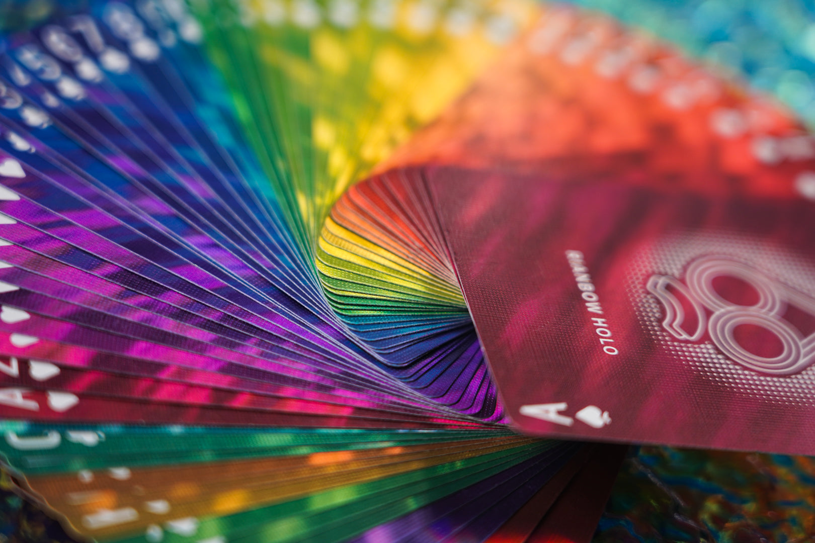 Rainbow HOLO Playing Cards by TCC Fashion TCC Playing Cards