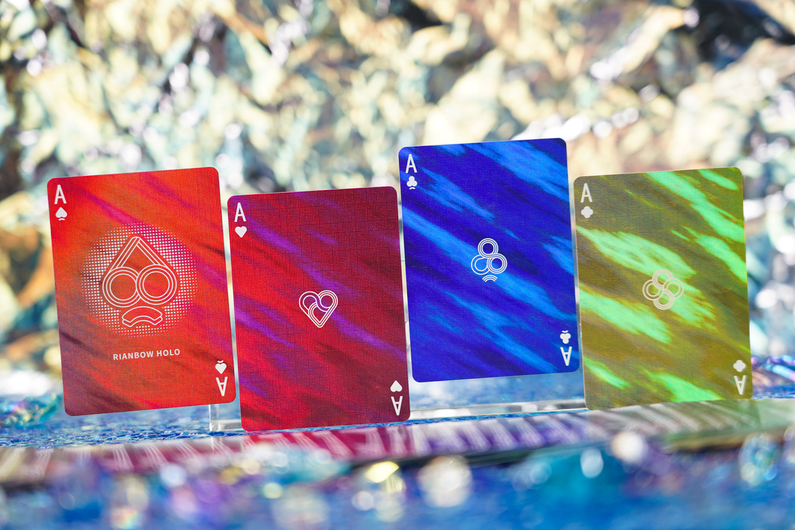 Rainbow cheap bicycle cards