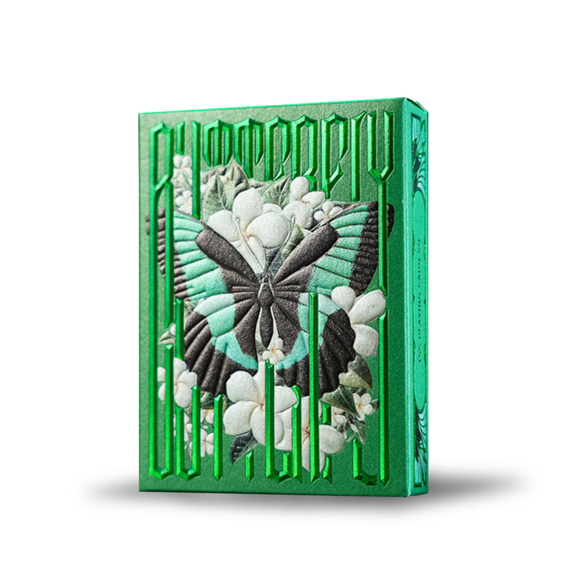 Emerald Green Morpho Playing Cards by TCC Fashion