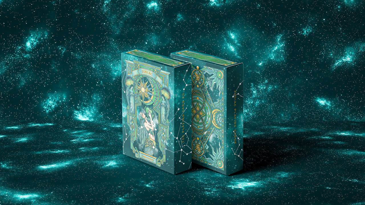 Zodiac Aquarius Luminous Edition Playing Cards by TCC