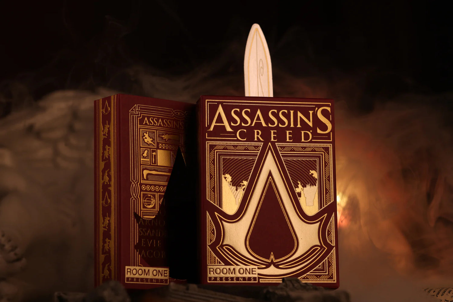 Assassin's Creed Legacy Ver. II Garnet Hidden Blade Edition Playing Cards by Room One