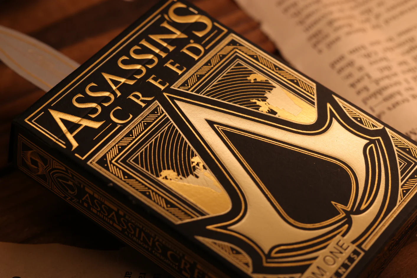 Assassin's Creed Legacy Ver. II Onyx Hidden Blade Edition Playing Cards by Room One