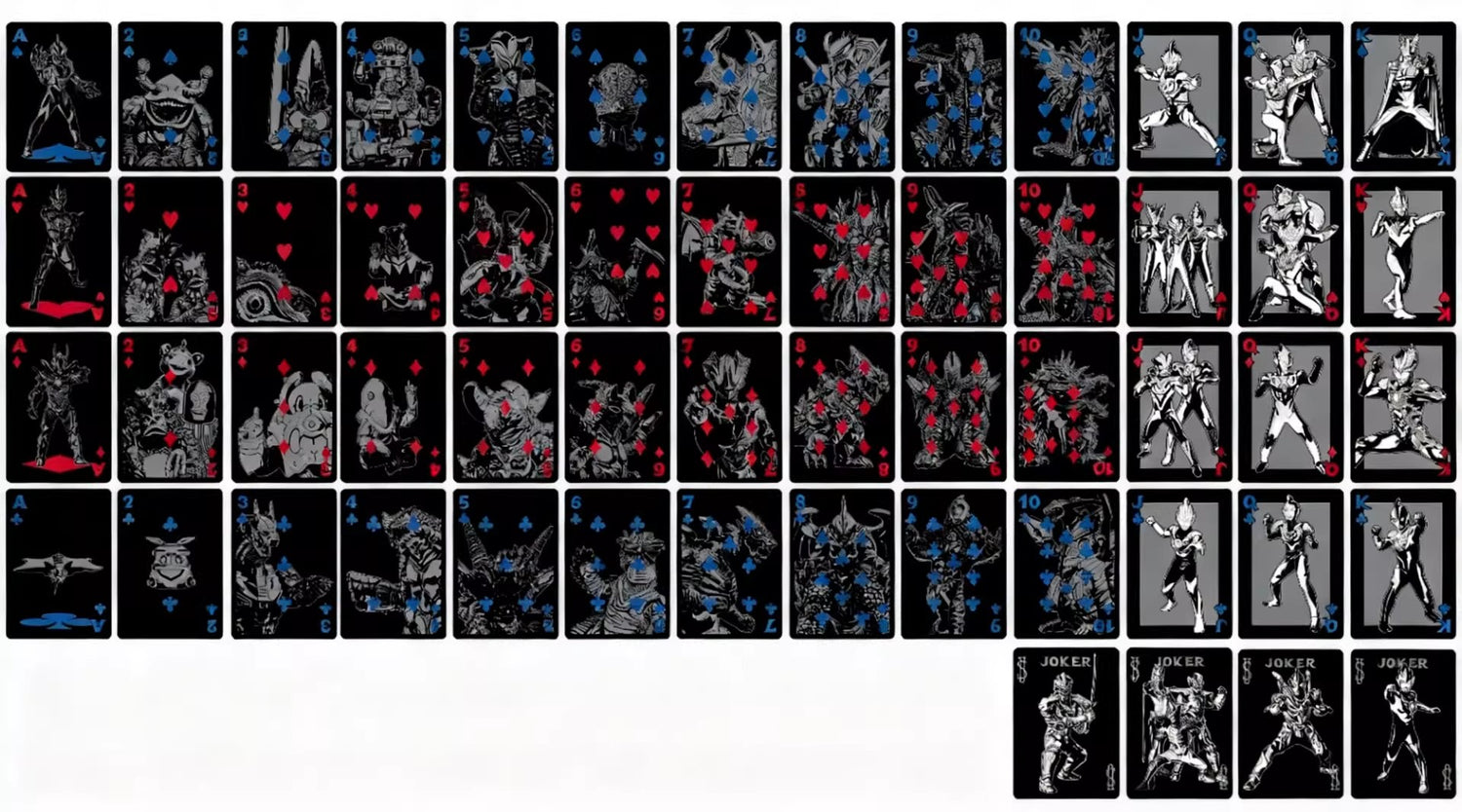 New Generation Ultraman Playing Cards