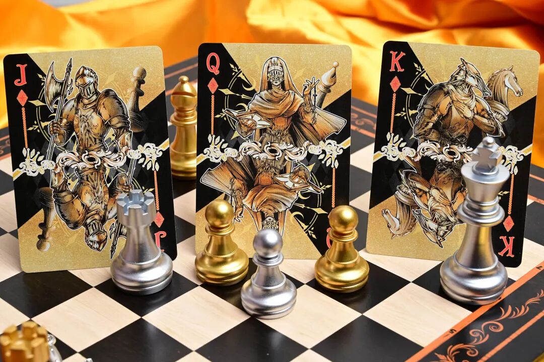 CHESS Black Playing Cards