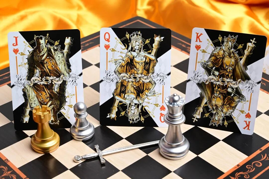 CHESS White Playing Cards