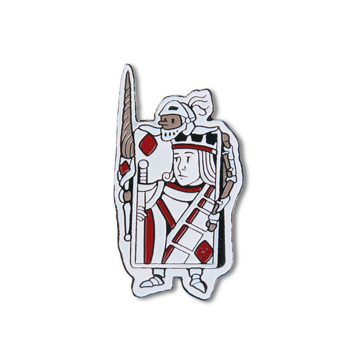 Card Soldiers Brooch