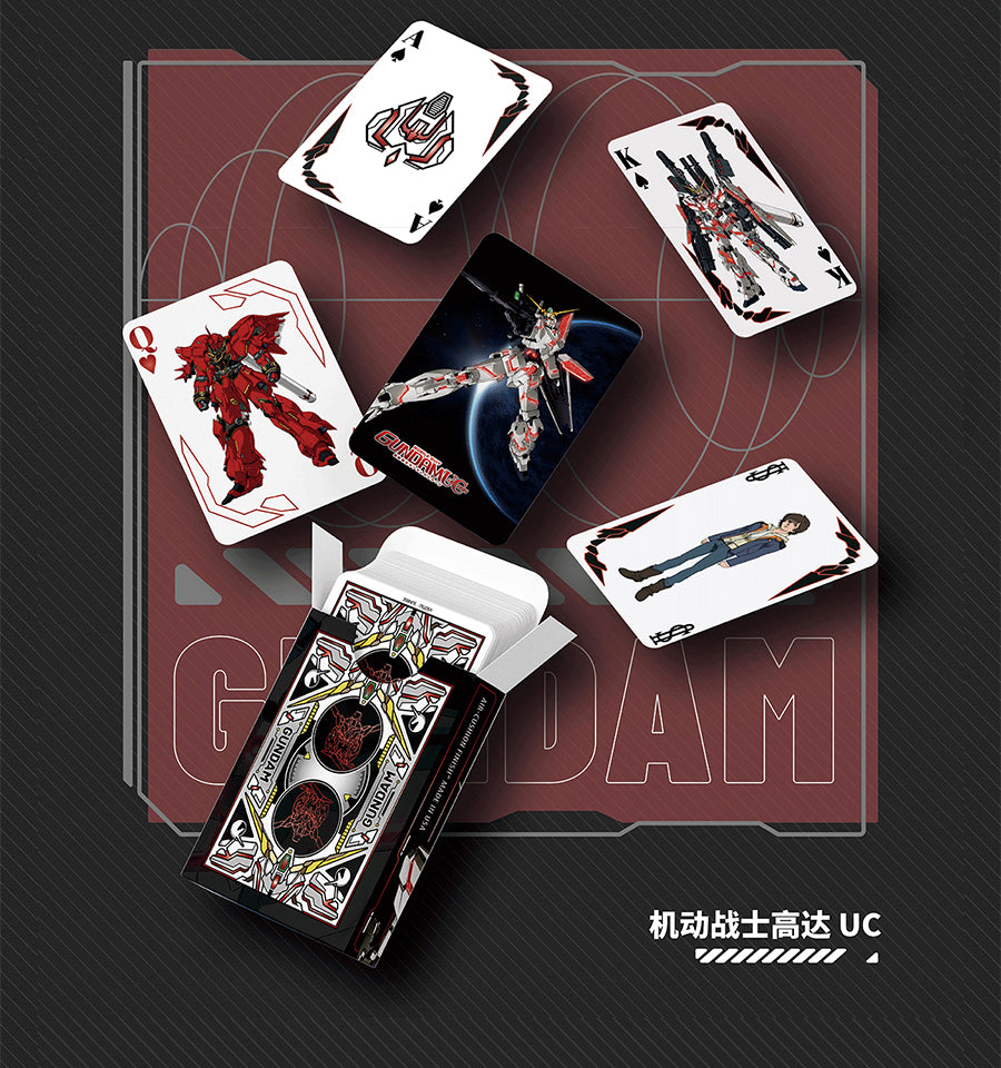 Gundam Unicorn Playing Cards