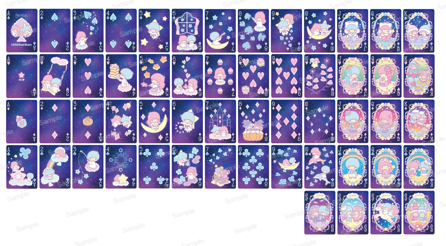 Little Twin Stars Playing Cards