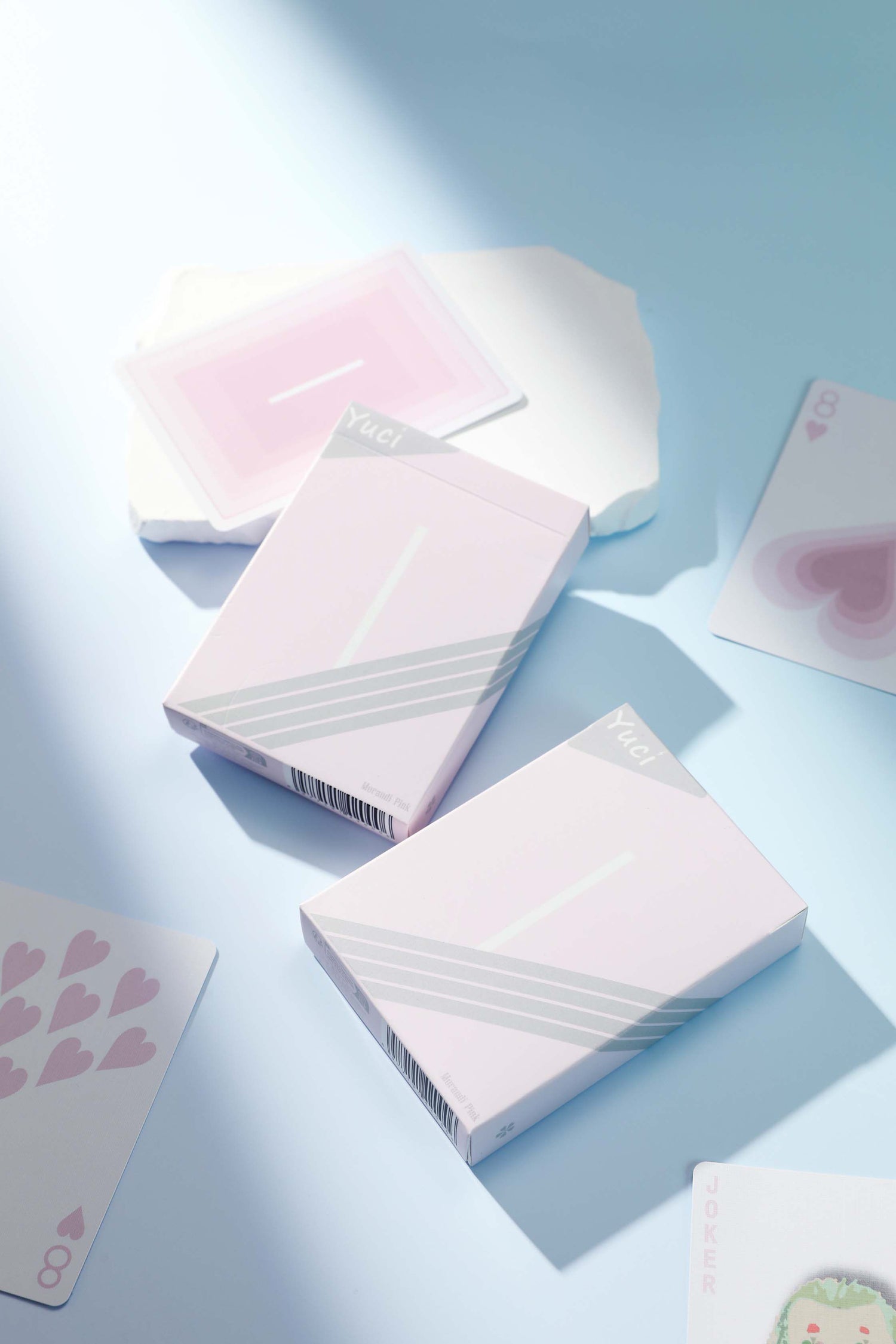 Morandi Pink 5th Playing Cards