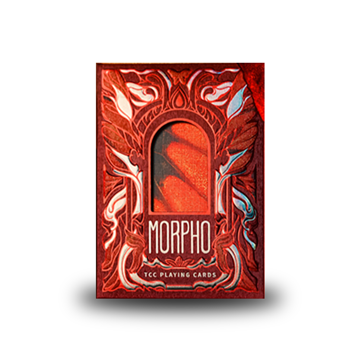 Morpho V2 Carmine Playing Cards by TCC Fashion