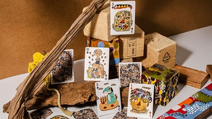 Reen Barrera Muscle Land Playing Cards