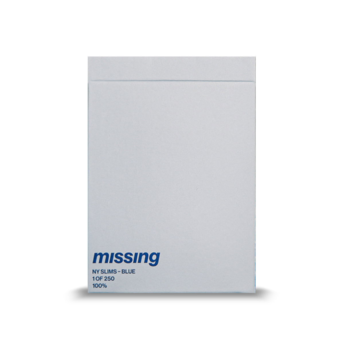 NY Slims Blue CCC2025 Playing Cards by Missing