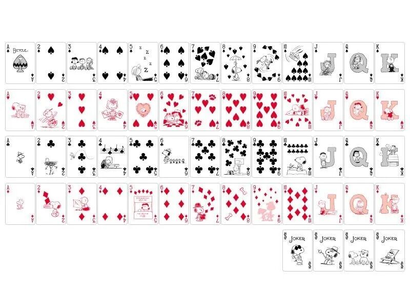 Snoopy Peanuts Playing Cards