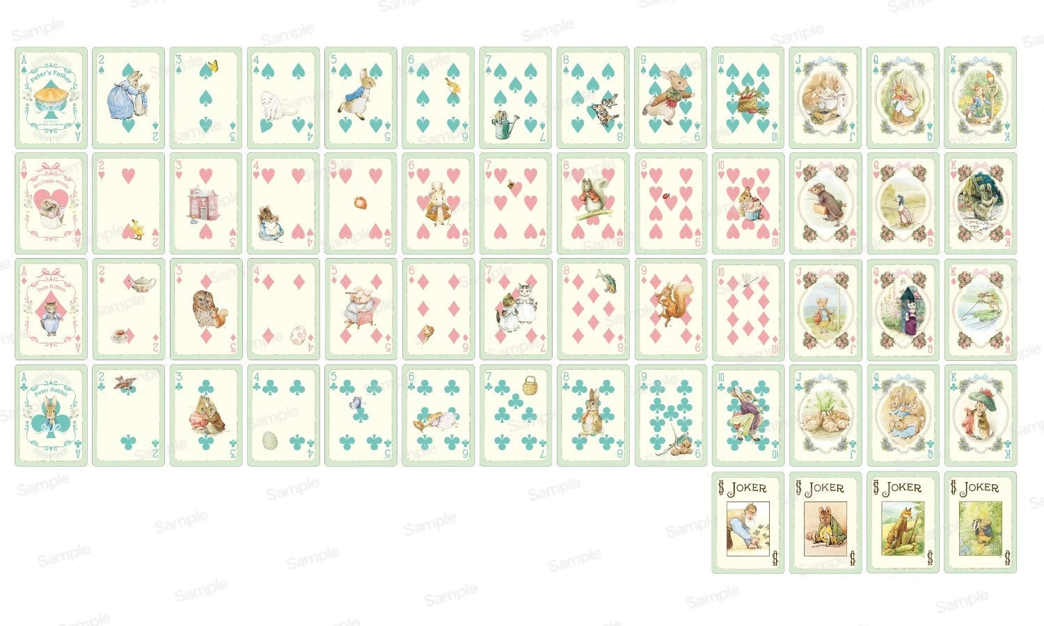 Peter Rabbit Playing Cards