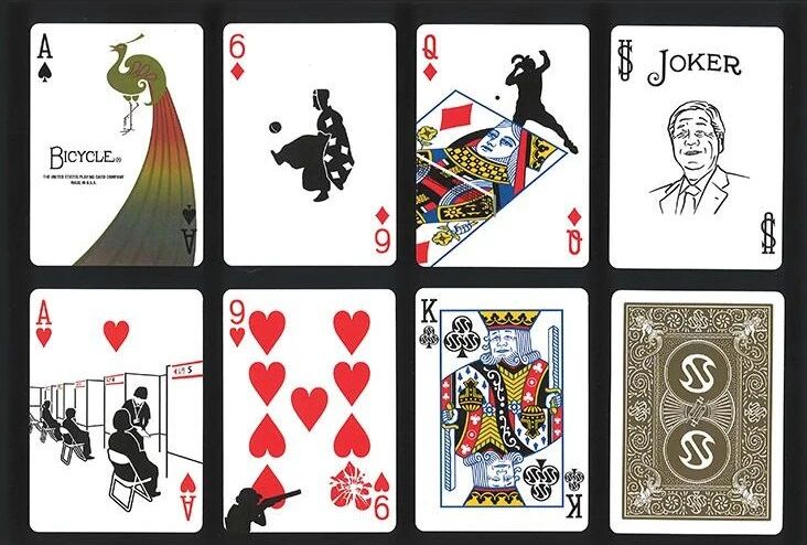 Sanshusha Gold Playing Cards