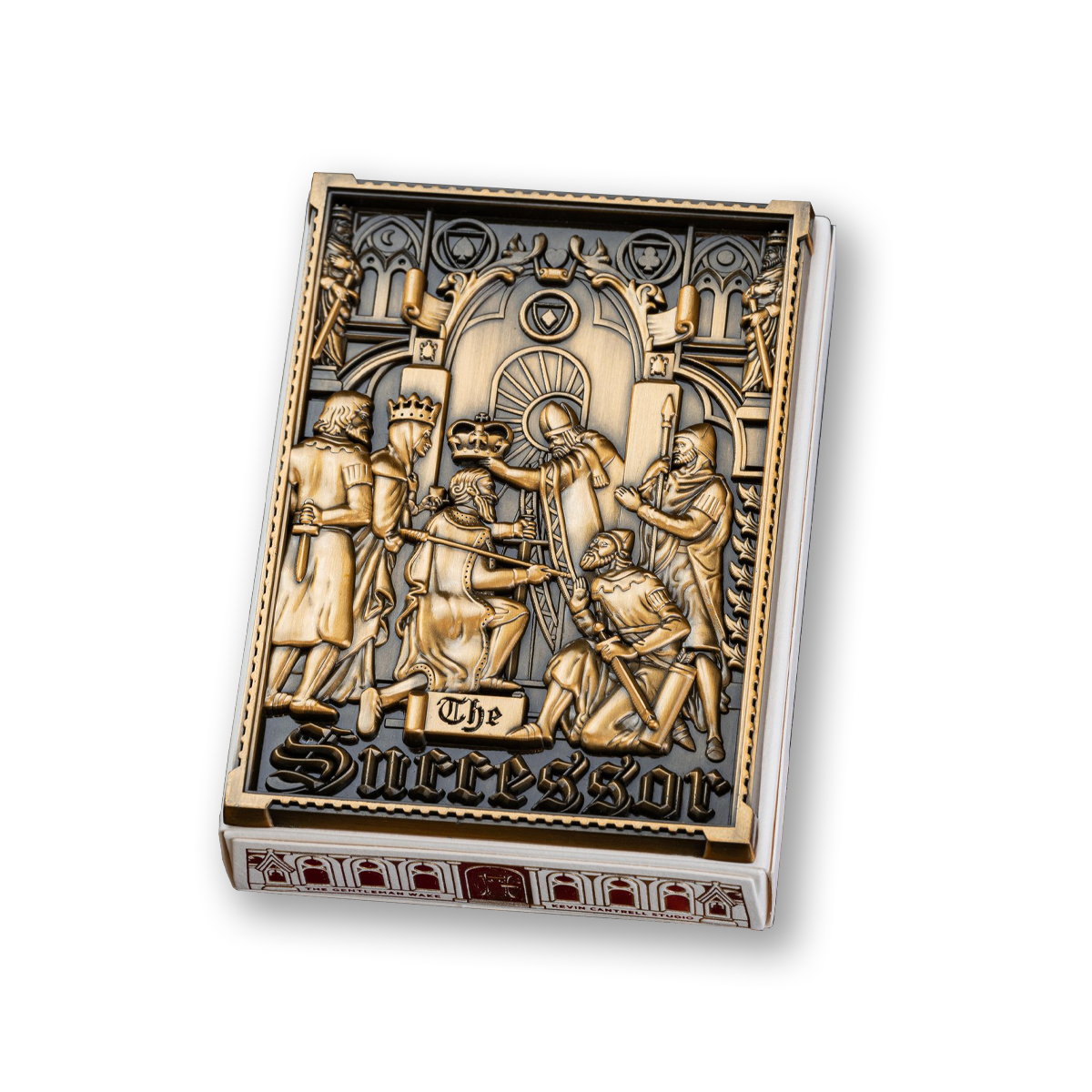The Successor Monarch White Gilded Edition Playing Cards