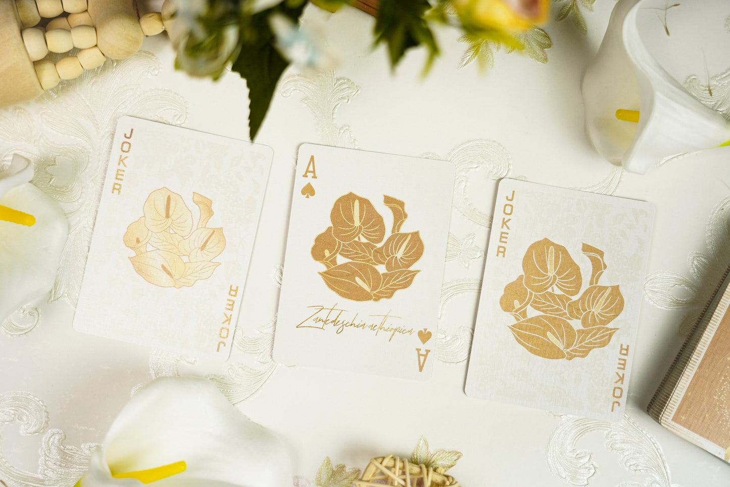 The language of flowers Playing Cards by NANA Studio