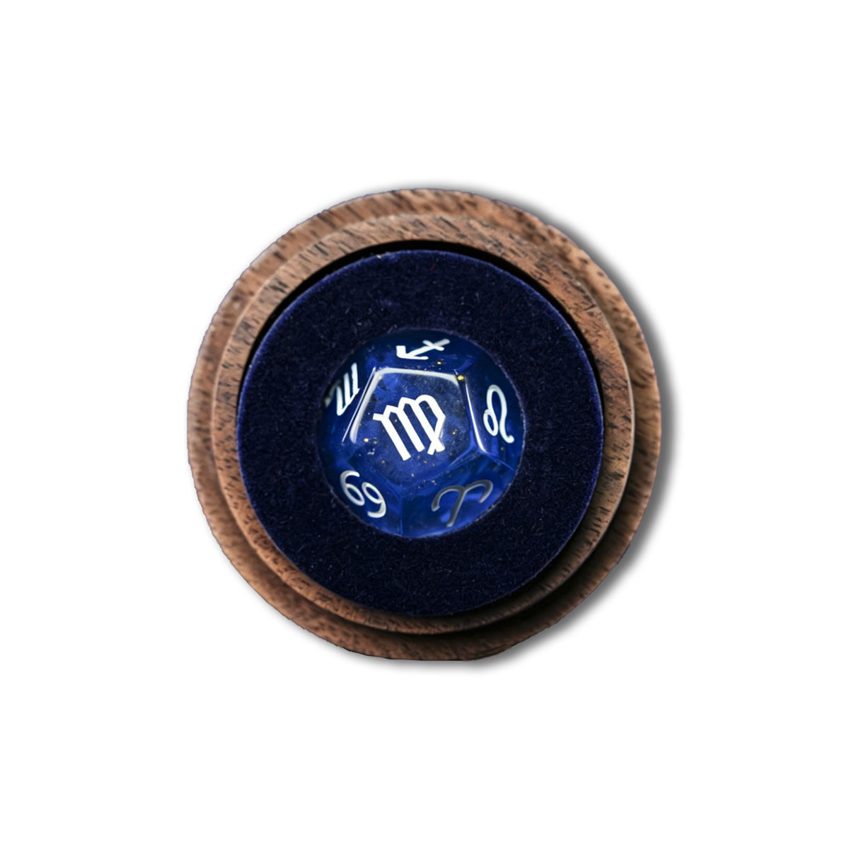 Zodiac Dice Wooden Case by TCC