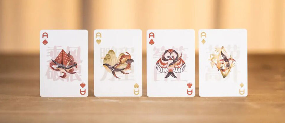 Auspicious Beasts Kun Peng Playing Cards