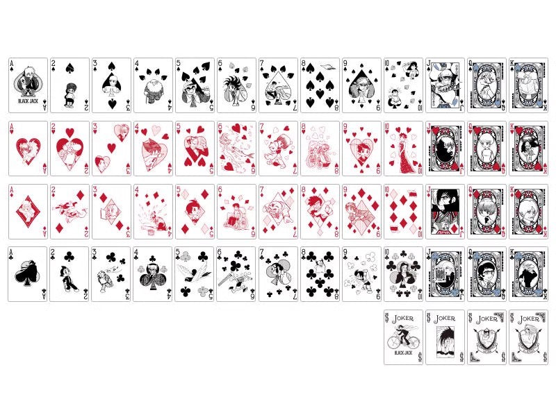 Black Jack Playing Cards