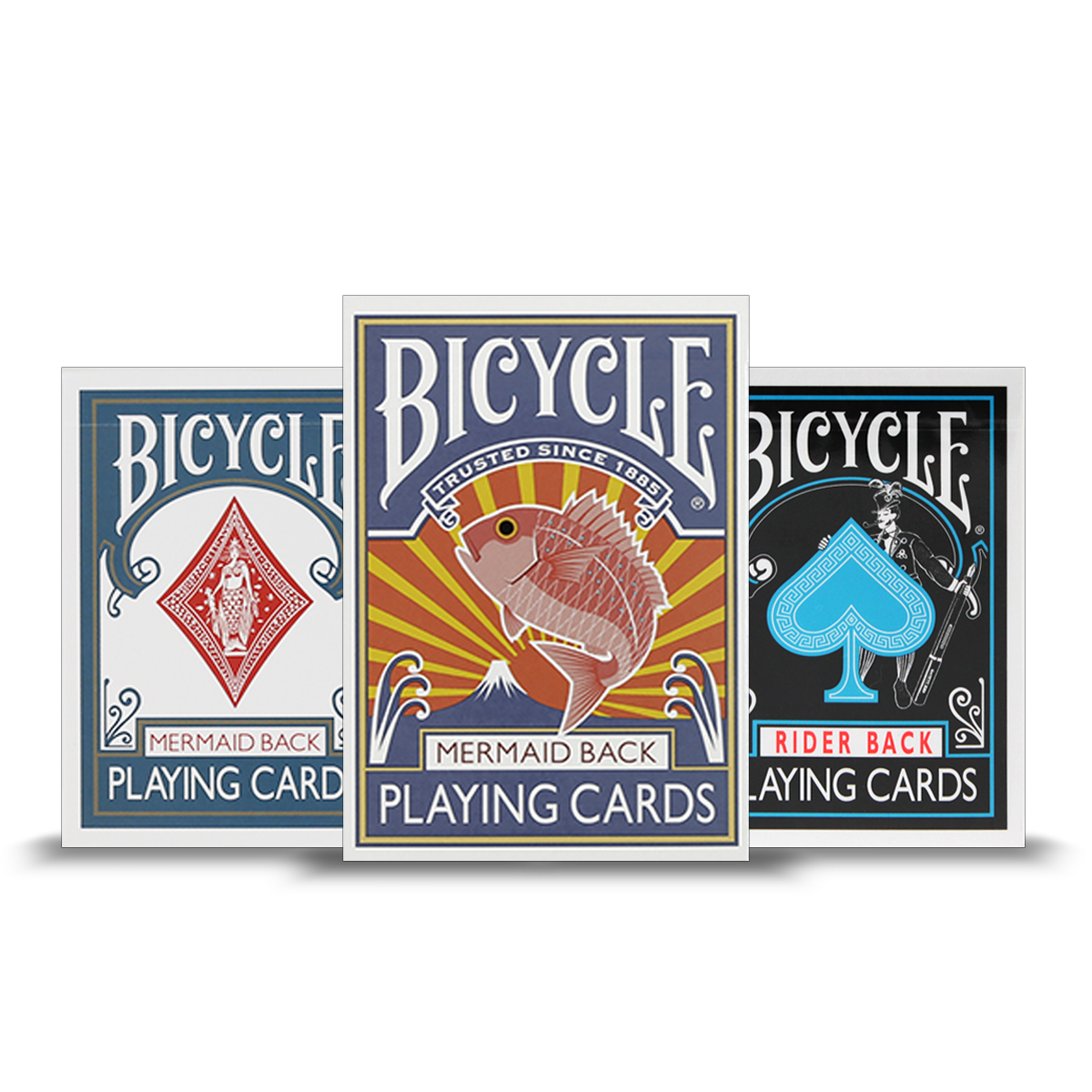 Itoya (Black/Mermaid) Playing Cards by Bicycle