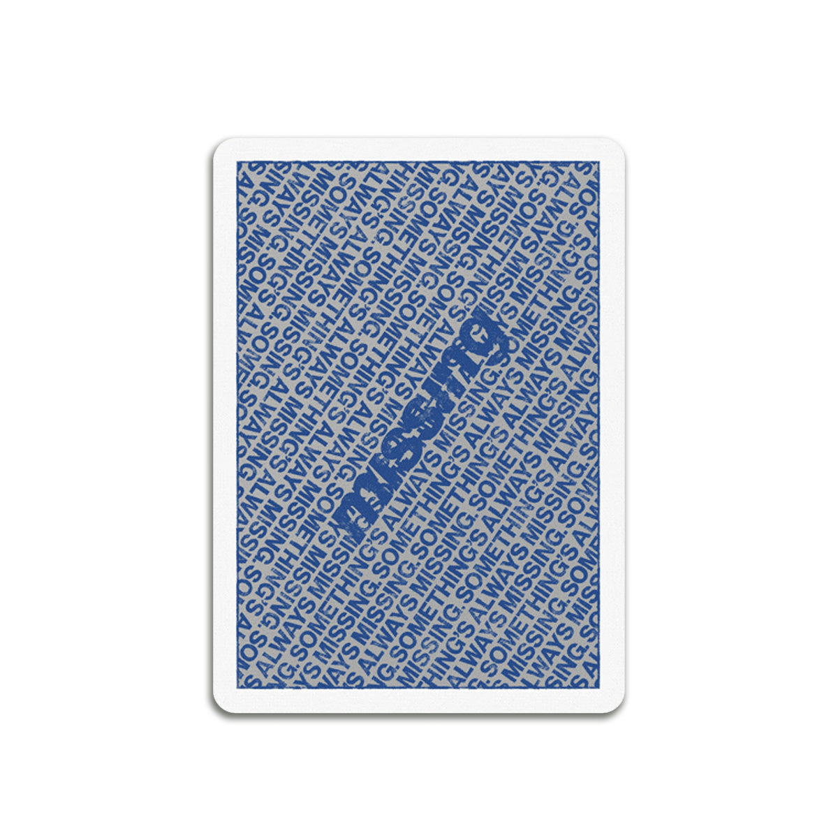 NY Slims Blue/Silver CCC2025 Playing Cards by Missing