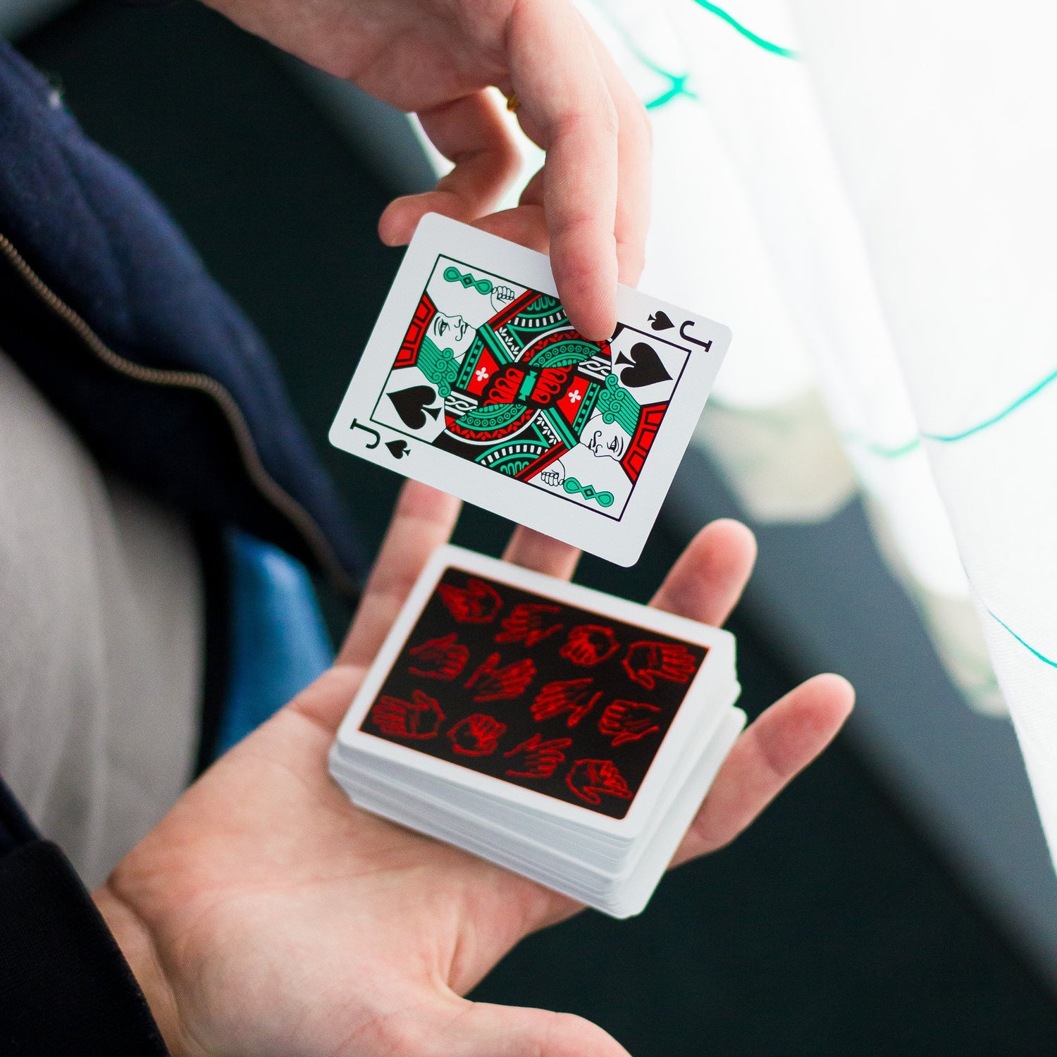Palm Playing Cards by Dealersgrip