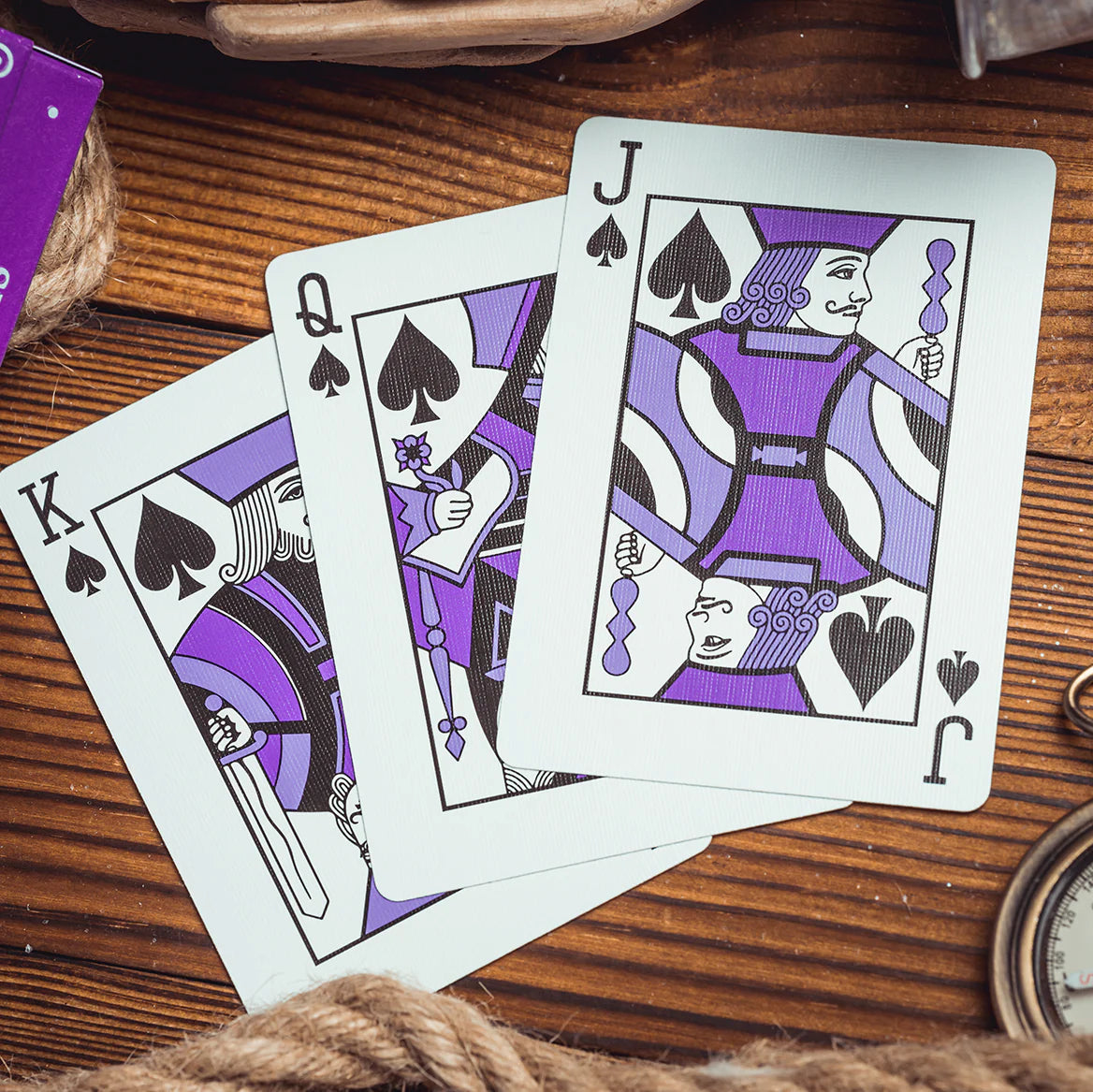 Smoke & Mirrors V9 Purple Playing Cards