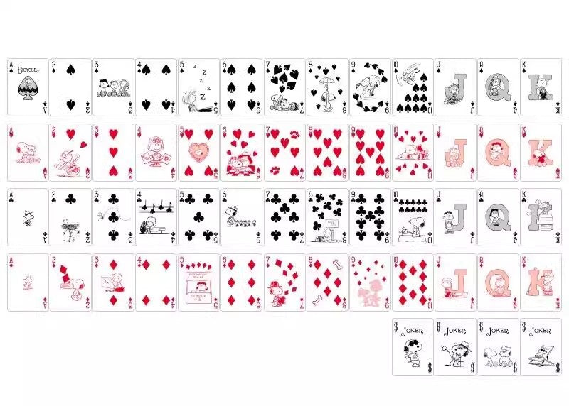 Snoopy Playing Cards by Bicycle