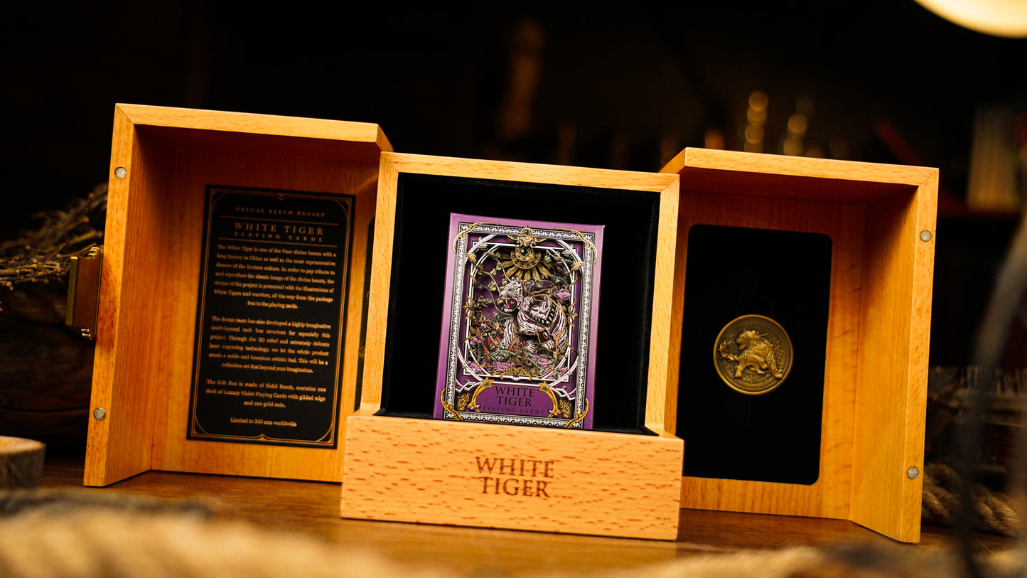 White Tiger Playing Cards by ARK