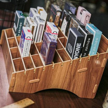 Wooden Playing Card Display Stand by TCC