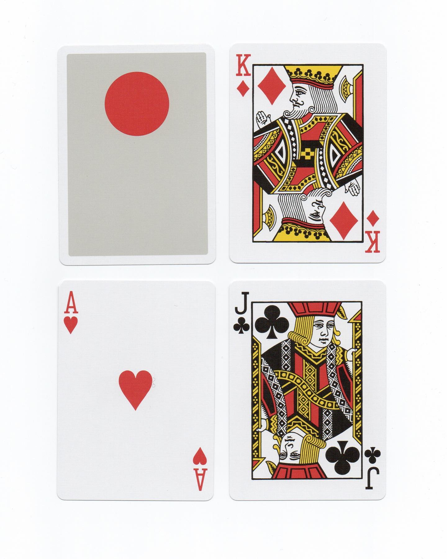 XL Red Dot Playing Cards by Anyone