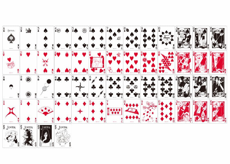 Naruto V2 Playing Cards